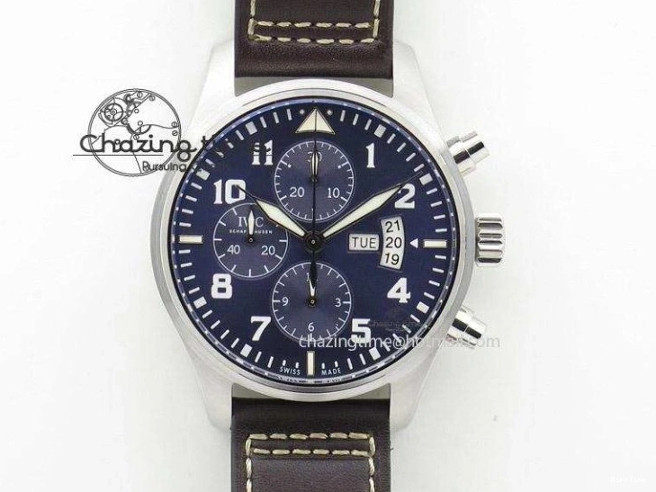MIROTIME 0101 RelaxedFit Big Pilot Real PR IW500435 “Muhammad Ali” ZF Best Edition On Black Leather Strap A 7295